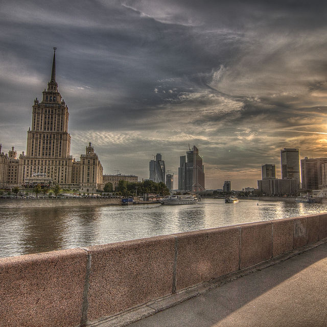 Ukranian sunset: Evening walk (HDR)