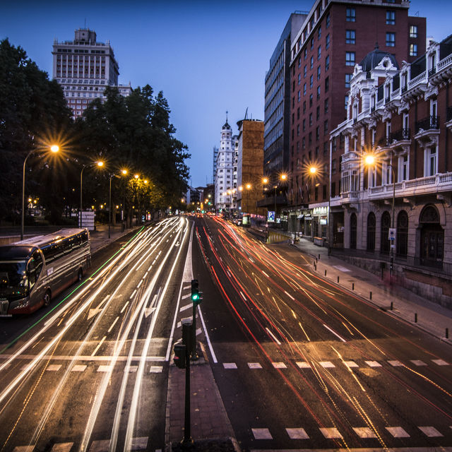 Madrid: Imperial city's night lights